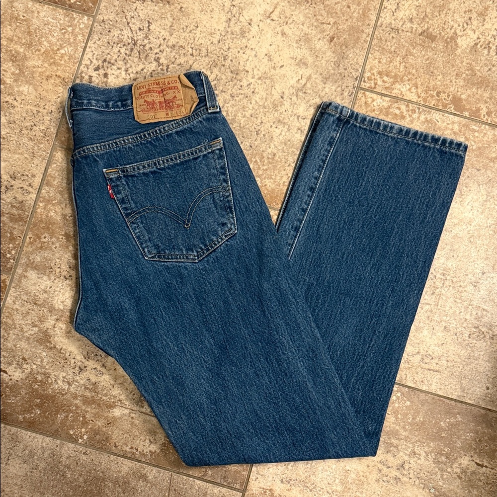 Levi's 501 Men's Blue Jeans 34x34